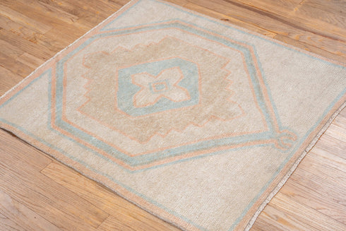 Vintage Oushak Area Rug (3' x 3')